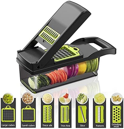 Vegetable Chopper Cutter Food Slicer Multifunctional 16 in 1