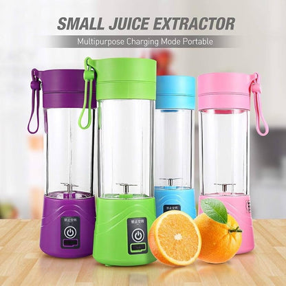 USB Rechargeable Juicer Blender 4 Blades Multi Functional USB Portabler Mixer